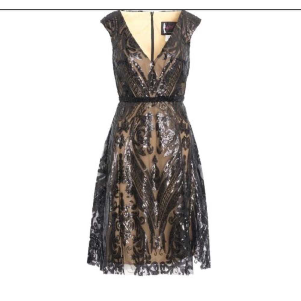 MAC DUGGAL midi dress brand mew size 6 - Picture 2 of 4